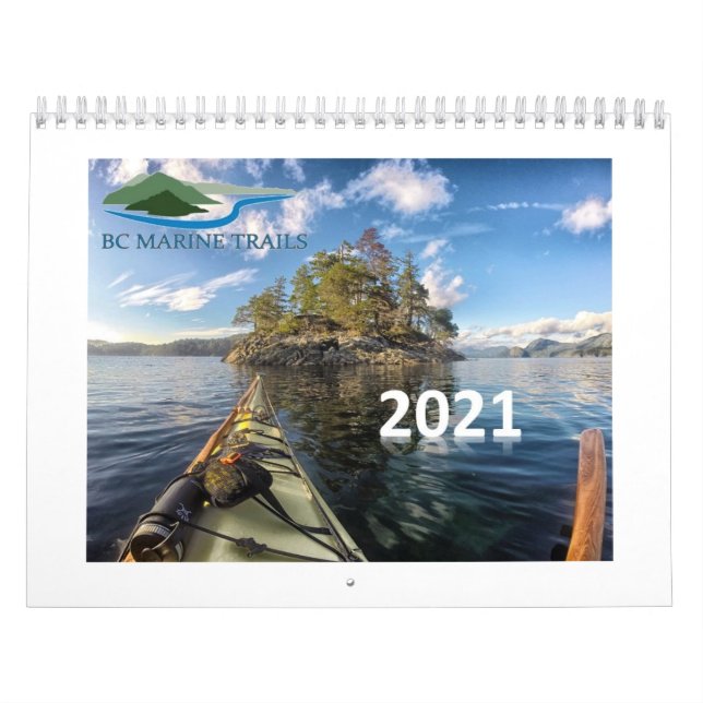2021 BC Marine Trails Calendar Kalender (Omslag)