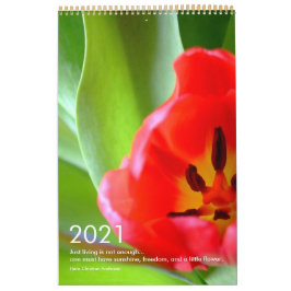 2021 Blommor - slut Kalender