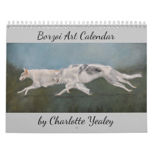2021 Borzoi Art Calendar av Charlotte Yealey Kalender