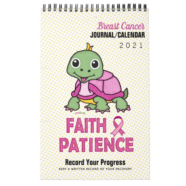 2021 Breast Cancer Recovery Citat Journal Kalender (Omslag)
