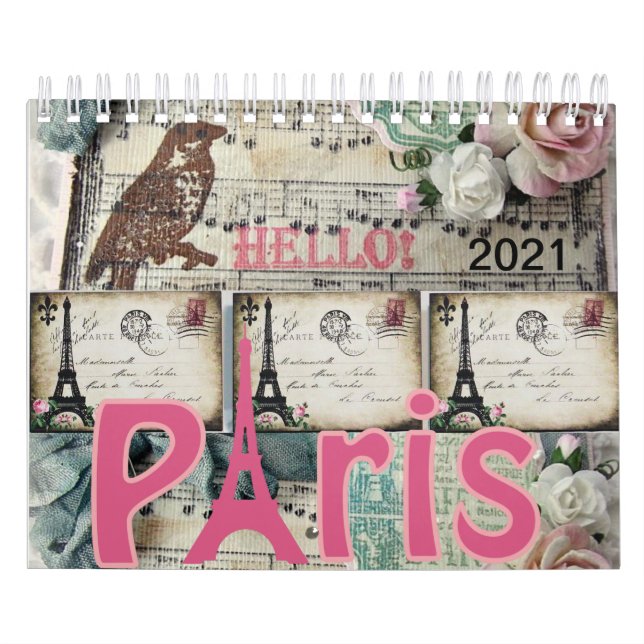 2021 Calendar Paris, Frankrike Kalender (Omslag)