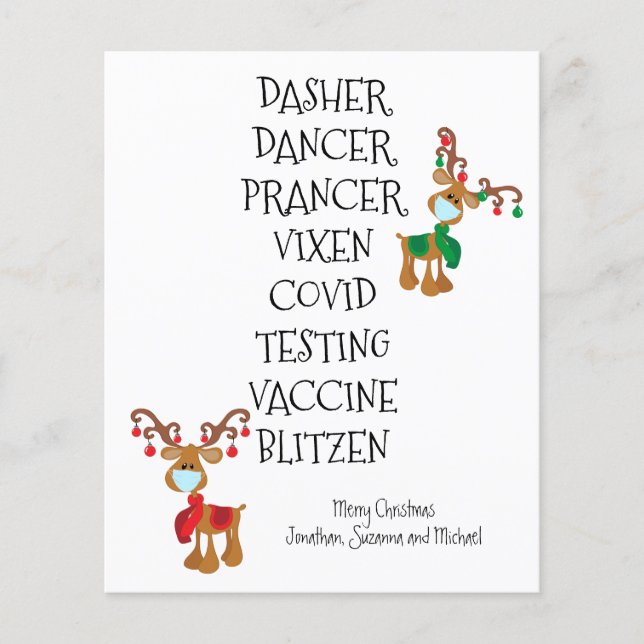 2021 Covid Jul Tomte Namn Budget Flygblad (Framsidan)