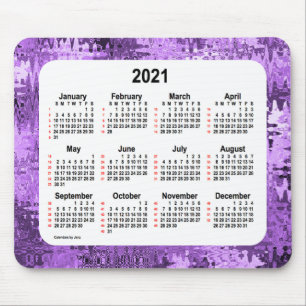 2021 Crazy Quilt Lila 52 veckors kalender från Ja Musmatta