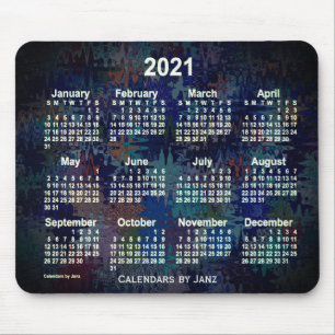 2021 Crazy Quilt Recoleta Neon Calendar från Janz Musmatta