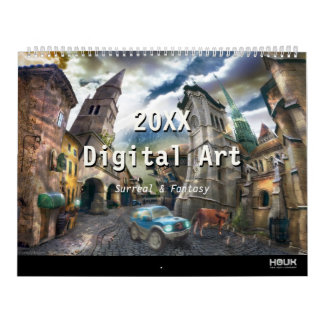 2021 Digital Surreal & Fantasy Art Kalender