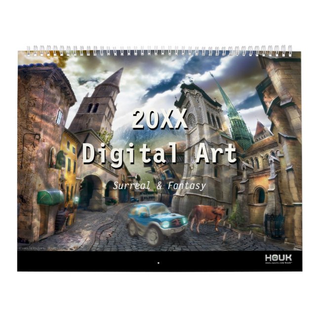 2021 Digital Surreal & Fantasy Art Kalender (Omslag)