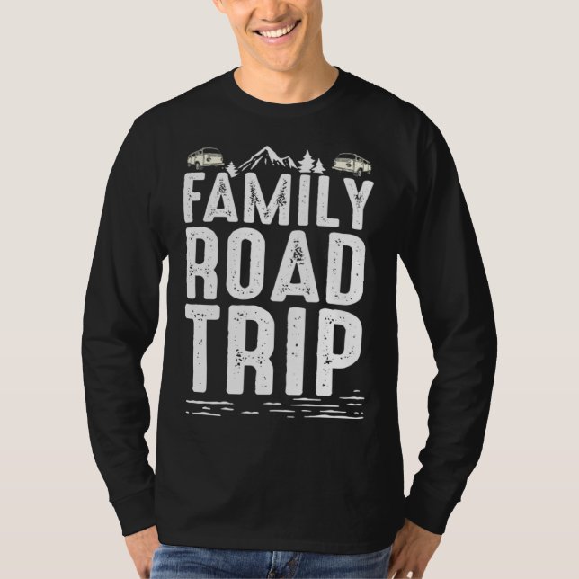 2021 Family Road Trip  1 T Shirt (Framsida)