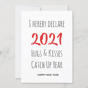 2021 FÅNGST AV HUGS OCH KISSER Nytt år