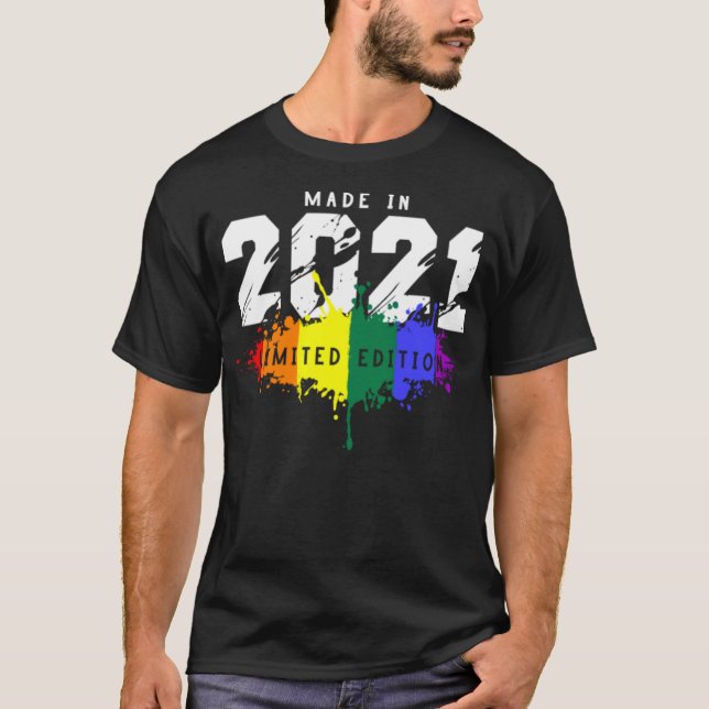 2021 Födelsedag HBT T Shirt (Framsida)