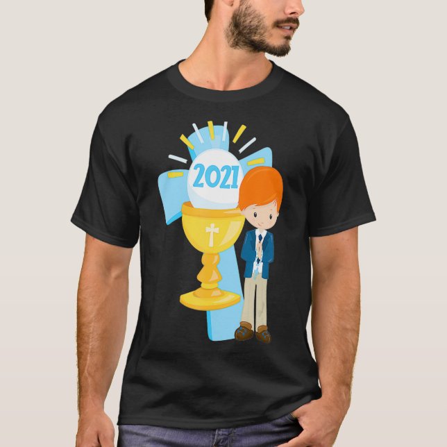 2021 Första kommunfullmäktige Keepie Rödhårig Boy  T Shirt (Framsida)