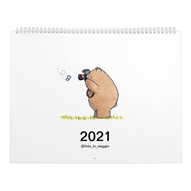 2021 foto_in_viaggio-kalender kalender (Omslag)