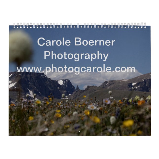 2021 Fotokalendern för Montana och Yellowstone NP Kalender (Omslag)