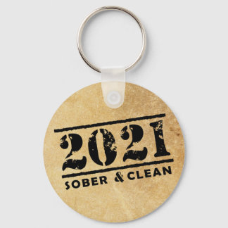 2021 Främjande av sober & Clean Recovery Nyckelring