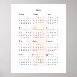 2021 Gott nytt år 2021 Nyår Lycklig 2021 Poster