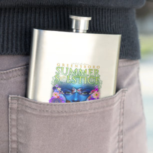 2021 Greensboro-sommar-solstånds-festival-souvenir Fickplunta