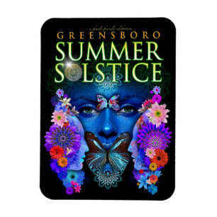 2021 Greensboro Summer Solstice Festival Keepsaké Magnet