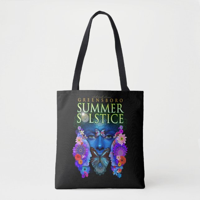 2021 Greensboro Summer Solstice Festival Minne Tygkasse (Framsida)