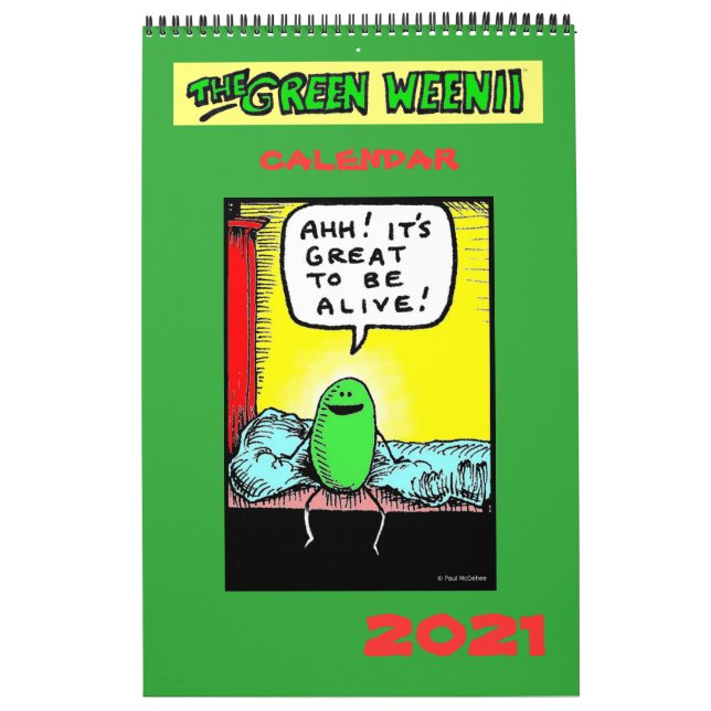 2021 Grönt Weenii-kalender Kalender (Omslag)