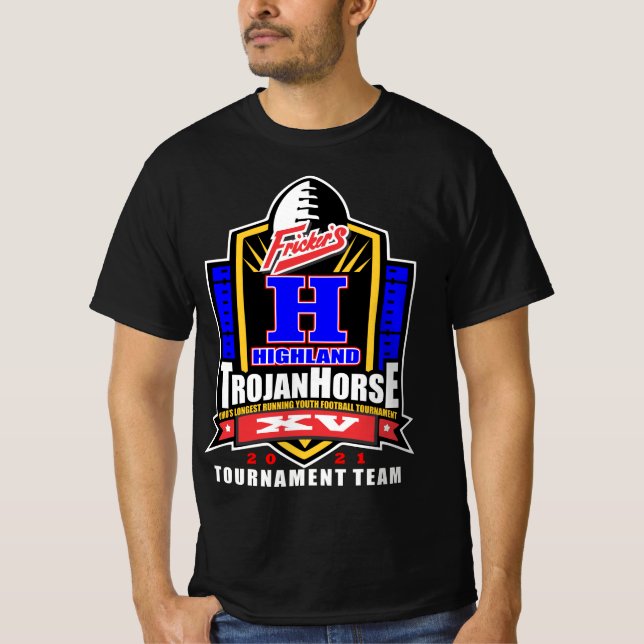 2021 Highland Tournament Team T Shirt (Framsida)