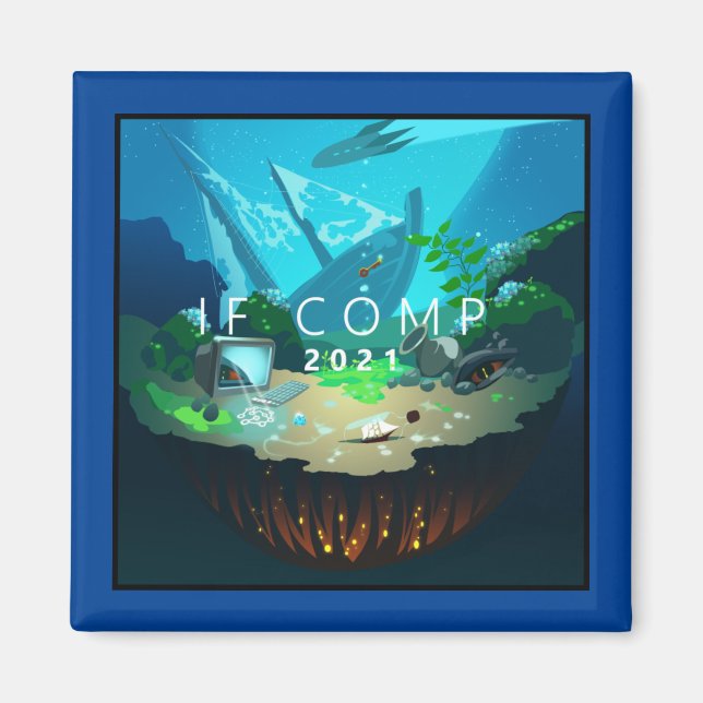 2021 IFComp Magnet (Framsidan)