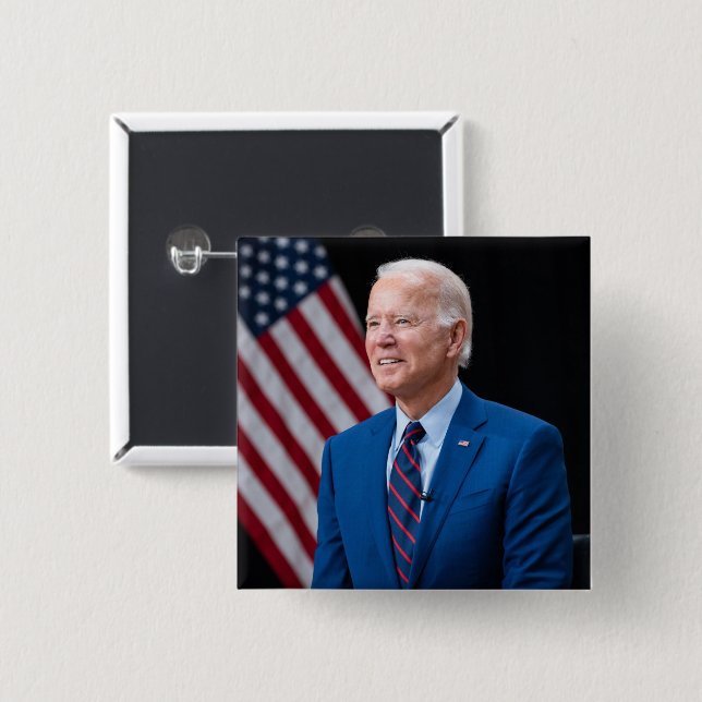 2021 Joe Biden USA:s president Porträtt Knapp (Framsida & baksida)