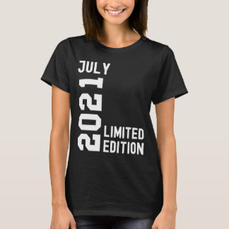 2021 juli Grattis på födelsedagen Party T Shirt