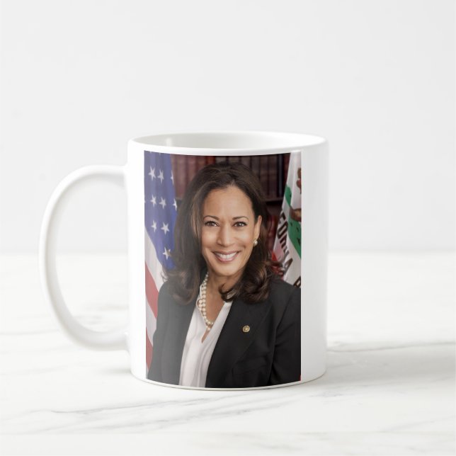 2021 Kamala Harris-Vicens talman 11 oz Kaffemugg (Vänster)