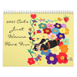 2021 Katter vill bara ha Roligt artikel 2021 Kalender