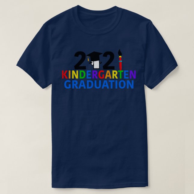 2021 Kindergarten Studenten Cute Kids T Shirt (Design framsida)