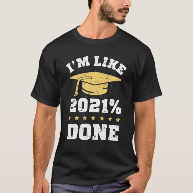 2021% klart Studenten 2021 Manar W T Shirt (Framsida)