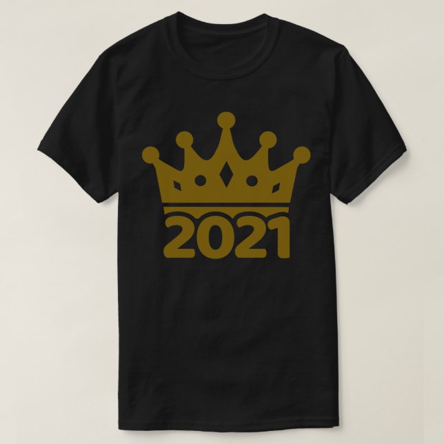 2021 krona t shirt (Design framsida)
