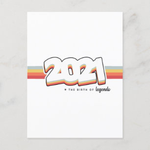 2021 Legendernas födelse Vykort