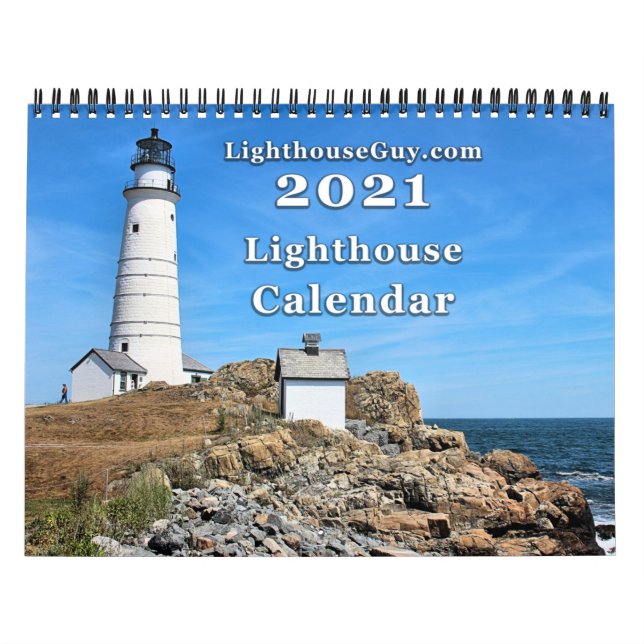 2021 LighthouseGuy.com Lighthouse Calendar Kalender (Omslag)