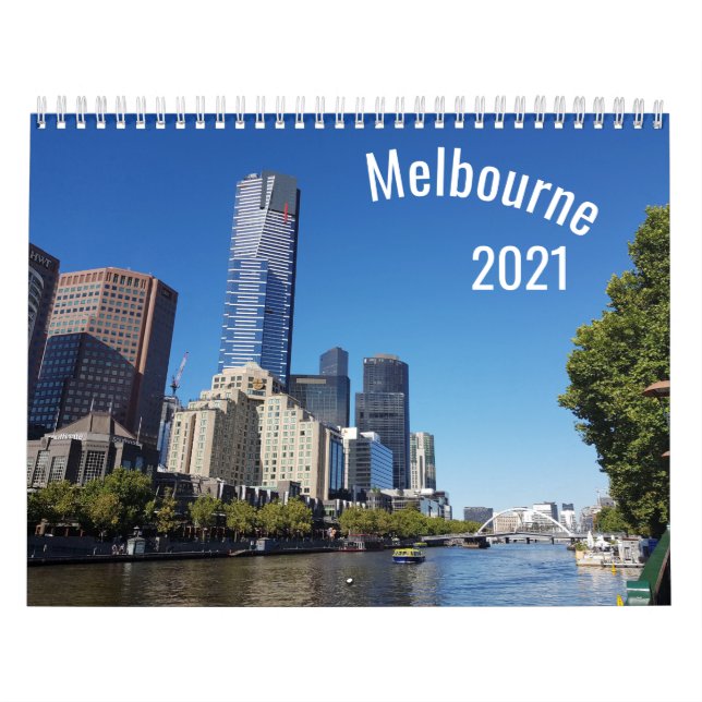 2021 Melbourne Yearly Calendar Kalender (Omslag)