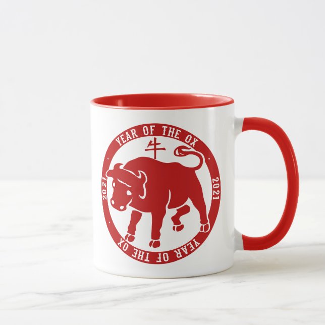 2021 Oxens år Mugg (Höger)