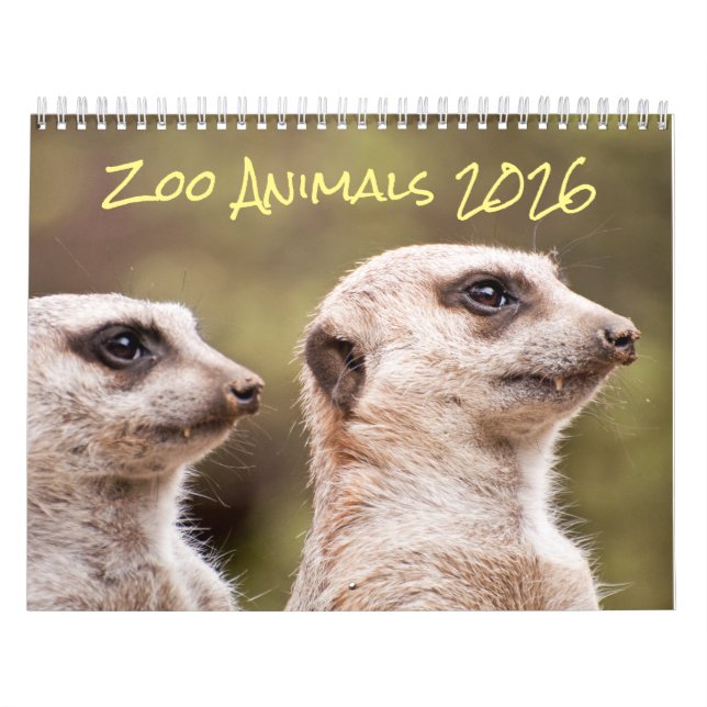 2021 Safari Zoo Animals Fotografi Kalender (Omslag)