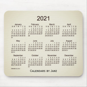 2021 San Telmo-kalender av Janz Mouse Pad Musmatta