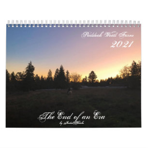 2021 slutet på en era ~ Paddock Wood Farm Kalender