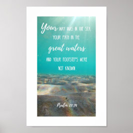 2021 Small Ancient Vatten: Psalm 77:19 Poster