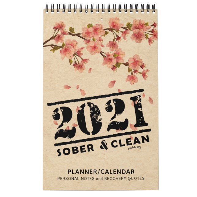 2021 Sober & Clean: Återvinningskurser Presentera Kalender (Omslag)