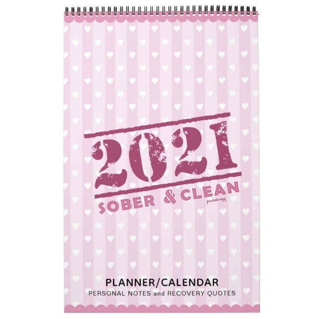 2021 Sober & Clean: Återvinningskurser Presentera Kalender (Omslag)