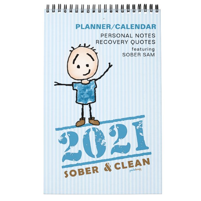 2021 Sober & Clean: Återvinningskurser Presentera Kalender (Omslag)