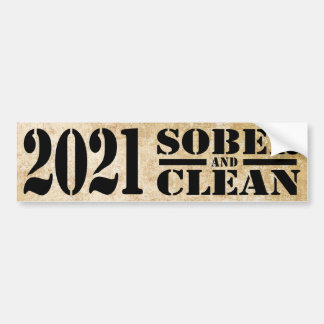 2021 Sober & Clean Drug & Alcohol Adlogy Free Bildekal