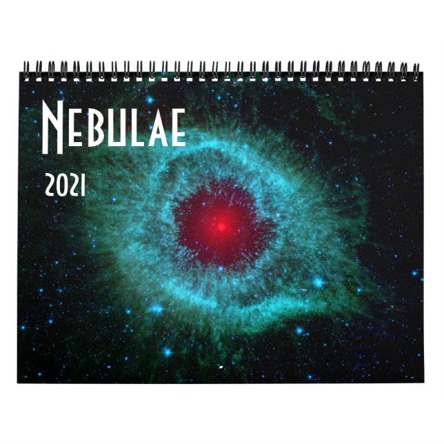 2021 Space Astronomy Universe NASA Nebulae Kalender (Omslag)