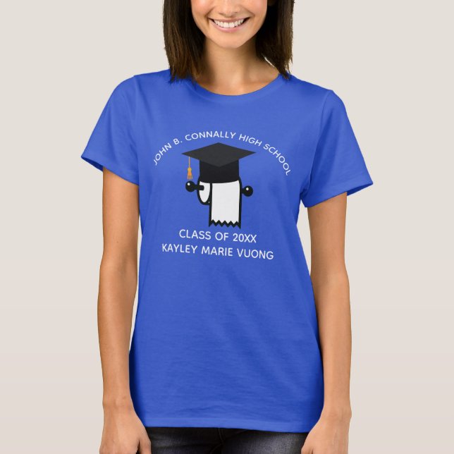 2021 Studenten Toilet Papper pandemichef T Shirt (Framsida)