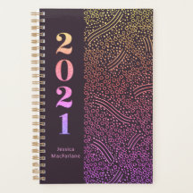 2021 Typografi Iridescent Holografisk konfetti