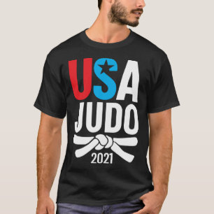2021 USA Judo Player Apparel American for US Judo T Shirt
