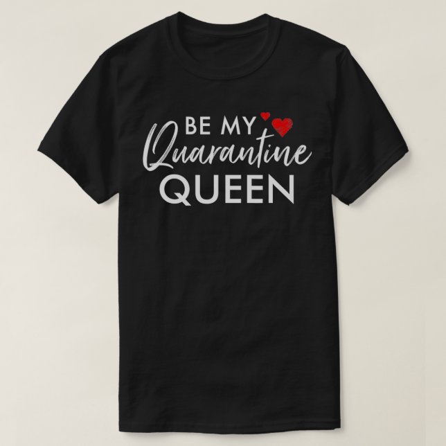 2021 Valentines day Matching Par Karantän Qu T Shirt (Design framsida)