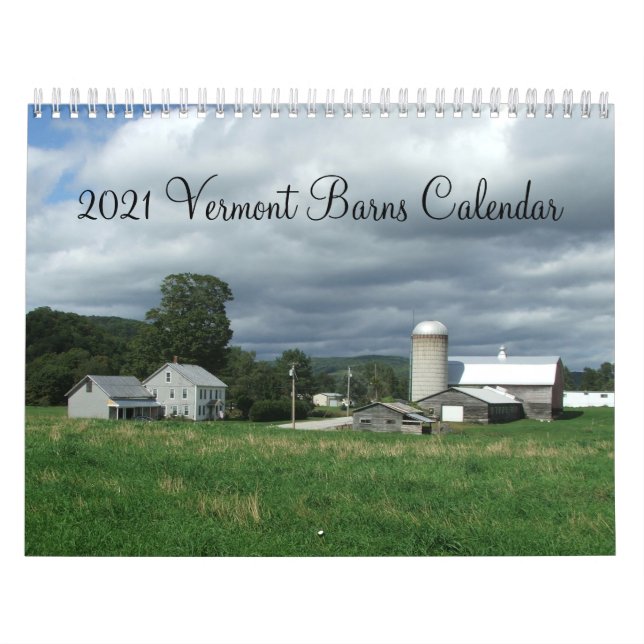 2021 Vermont Barns - Kalender (Omslag)