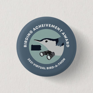 2021 Virtuella fågelskyddsområdet A-Thon Pin Knapp